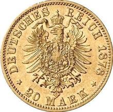 20 Mark 1878 C   "Prussia"