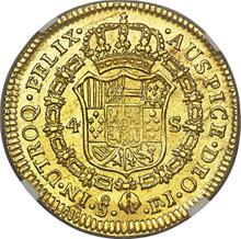 4 escudos 1804 So FJ 