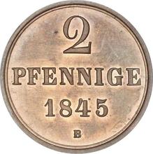 2 fenigi 1845  B 