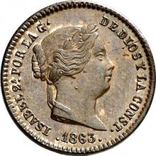 5 Centimos de Real 1863   
