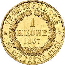 1 corona 1857 B   (Prueba)