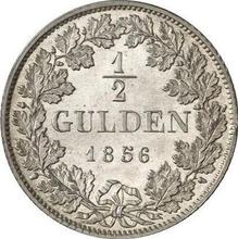 1/2 guldena 1856   