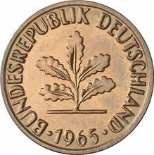 2 Pfennig 1965 J  