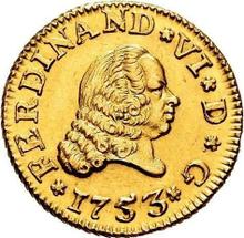 Medio escudo 1753 S PJ 