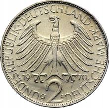 2 marki 1970 G   "Max Planck"