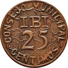 25 Centimos 1937    "Ibi"