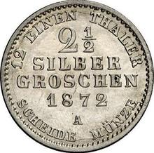 2-1/2 Silber Groschen 1872 A  