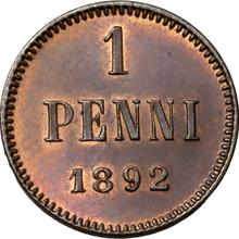 1 penni 1892   