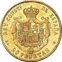 20 pesetas 1889  MPM 