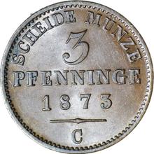 3 пфеннига 1873 C  