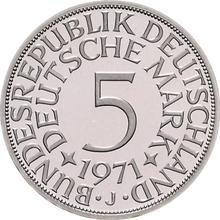 5 марок 1971 J  