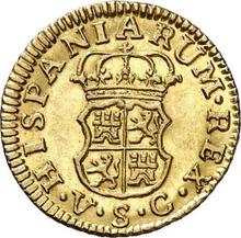 Medio escudo 1764 S VC 