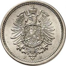5 Pfennig 1889 J  