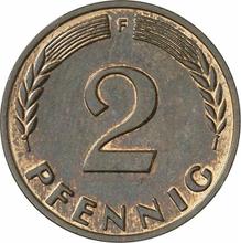 2 Pfennig 1961 F  