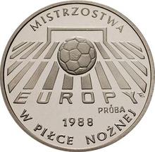 200 Zlotych 1987 MW  ET "UEFA-Fußball-Europameisterschaft 1988" (Probe)
