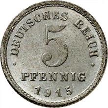 5 Pfennige 1915 D  
