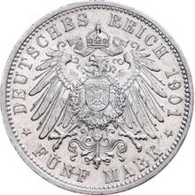 5 марок 1901 G   "Баден"