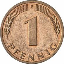1 Pfennig 1990 F  