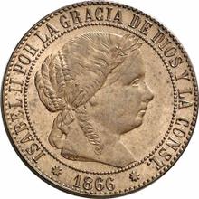 1 centimo de escudo 1866   
