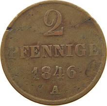 2 пфеннига 1846 A  