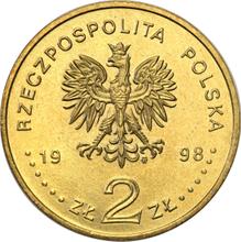 2 złote 1998 MW  ET "200-lecie urodzin Adama Mickiewicza"