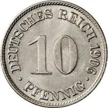 10 fenigów 1906 D  