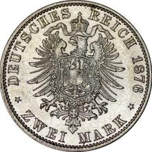 2 marcos 1876 A   "Prusia"