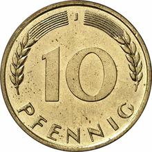 10 fenigów 1968 J  