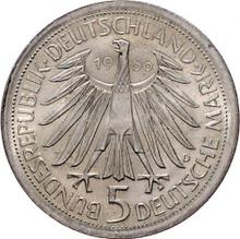 5 марок 1966 D   "Лейбниц"