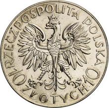 10 złotych 1933   ZTK "Romuald Traugutt" (PRÓBA)