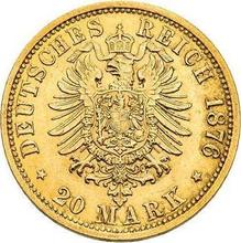 20 марок 1876 J   "Гамбург"