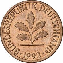 1 Pfennig 1993 D  