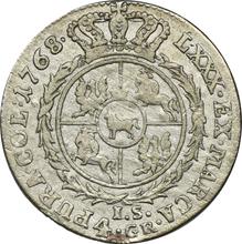 Złotówka (4 groszy) 1768  IS 