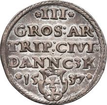 3 Groszy (Trojak) 1537    "Danzig"