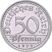 50 пфеннигов 1920 A  