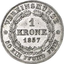 1 крона 1857   