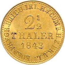2 1/2 Taler 1843  S 