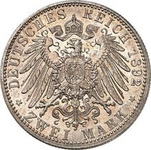 2 марки 1892 G   "Баден"