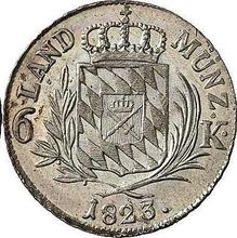 6 Kreuzers 1823   