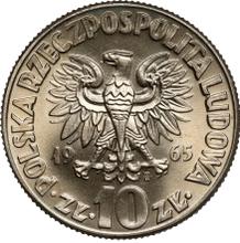 10 złotych 1965 MW  JG "Mikołaj Kopernik"