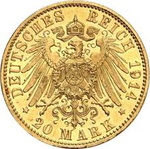 20 Mark 1914 E   "Sachsen"