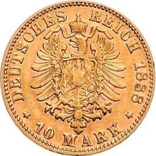 10 марок 1888 F   "Вюртемберг"