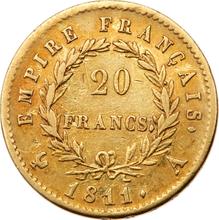 20 francos 1811 A  