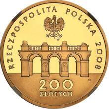 200 злотых 2008 MW  EO "90 лет независимости Польши"