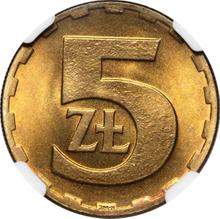 5 Zlotych 1977   