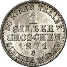 1 Silber Groschen 1871 C  