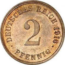 2 Pfennig 1916 G  