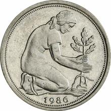 50 fenigów 1986 D  