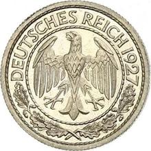 50 Reichspfennigs 1927 J  
