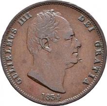 1/2 Penny 1834   WW
